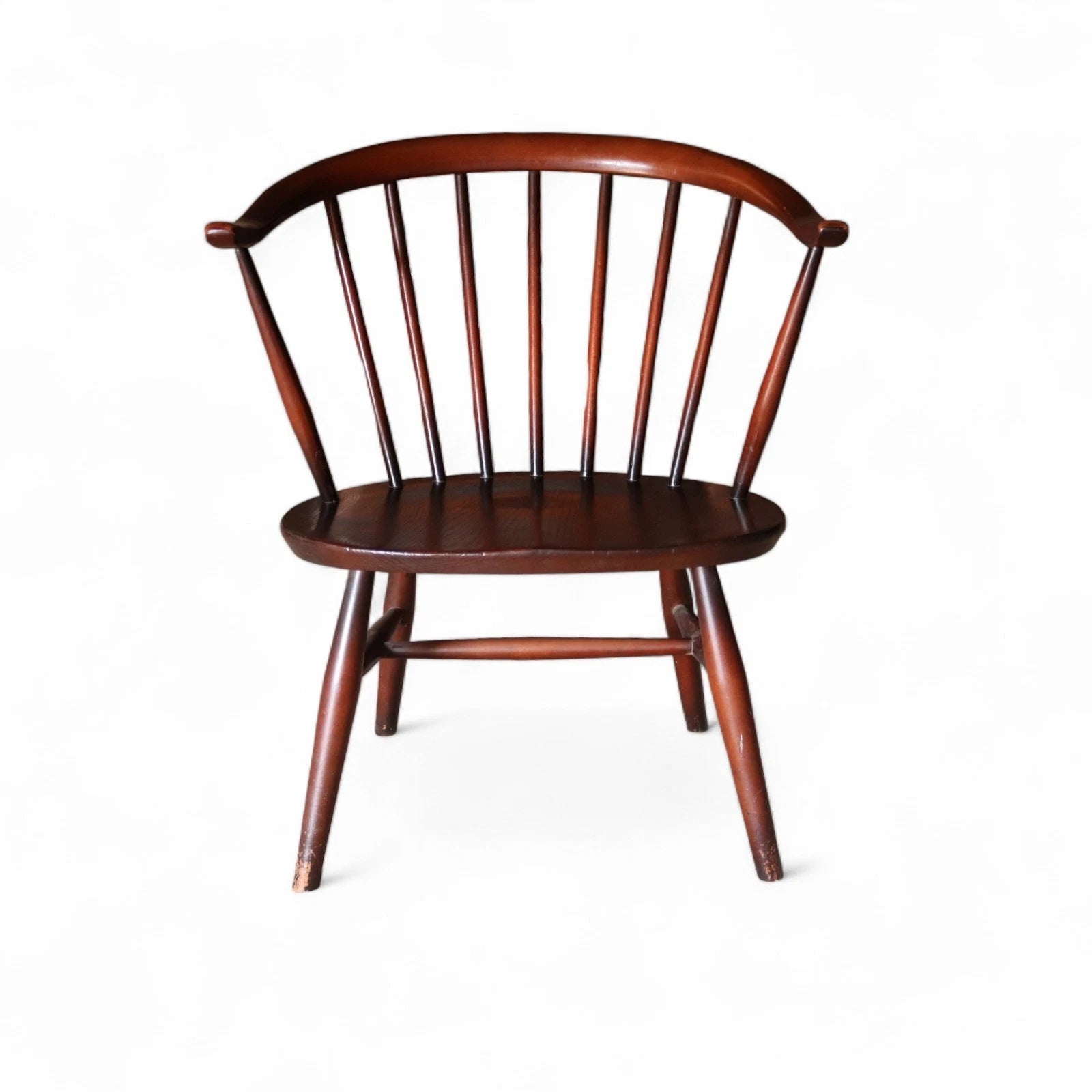 Ercol Cowhorn Fireside Armchair Low Lounge Chair 1960s