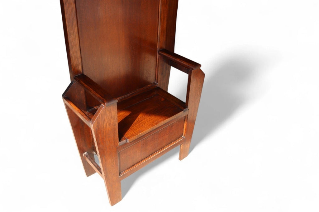 Art Deco Oak Hall Stand 1930s