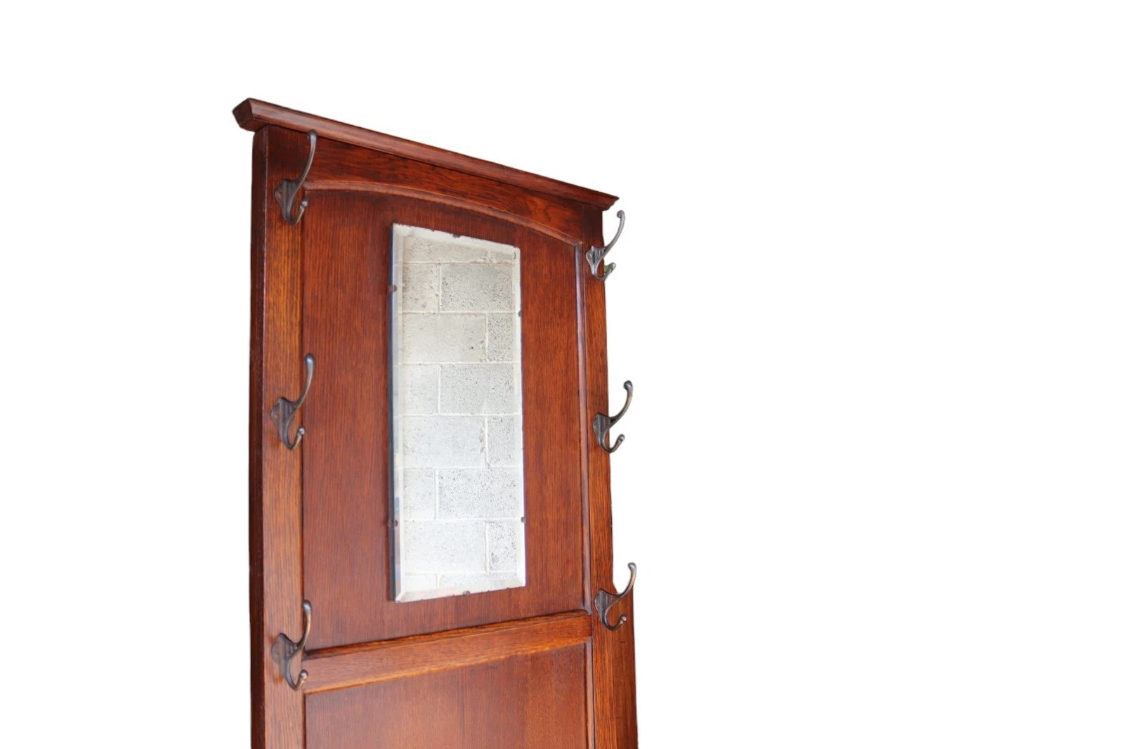 Art Deco Oak Hall Stand 1930s