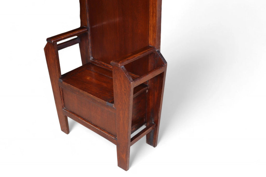Art Deco Oak Hall Stand 1930s
