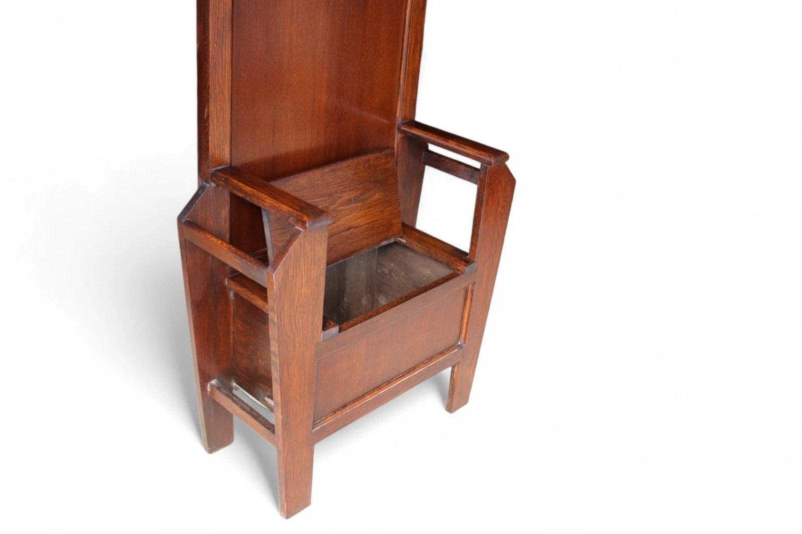 Art Deco Oak Hall Stand 1930s