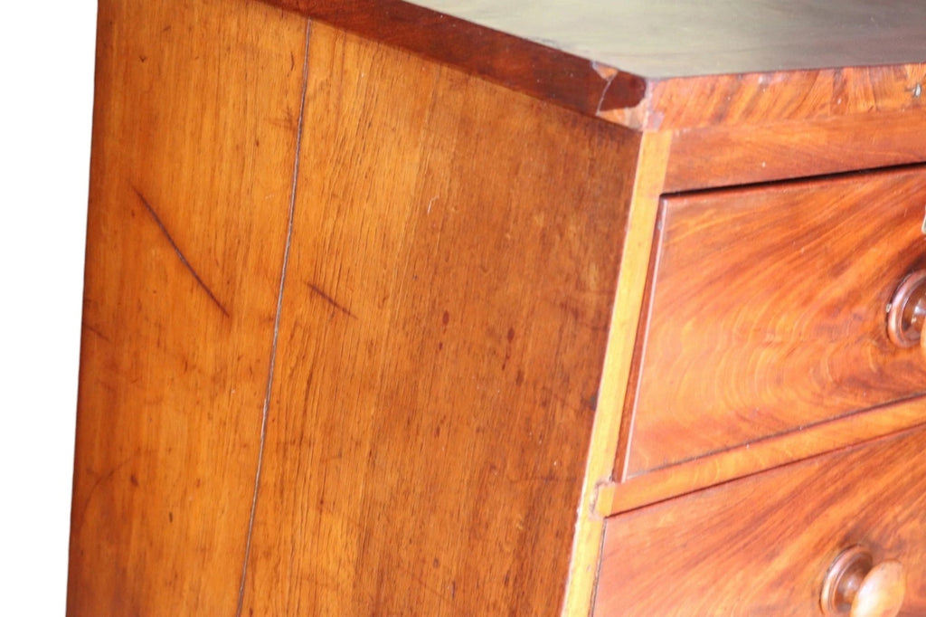 Antique Victorian Mahogany Chest Of Drawers - 2 Over 3 Drawer