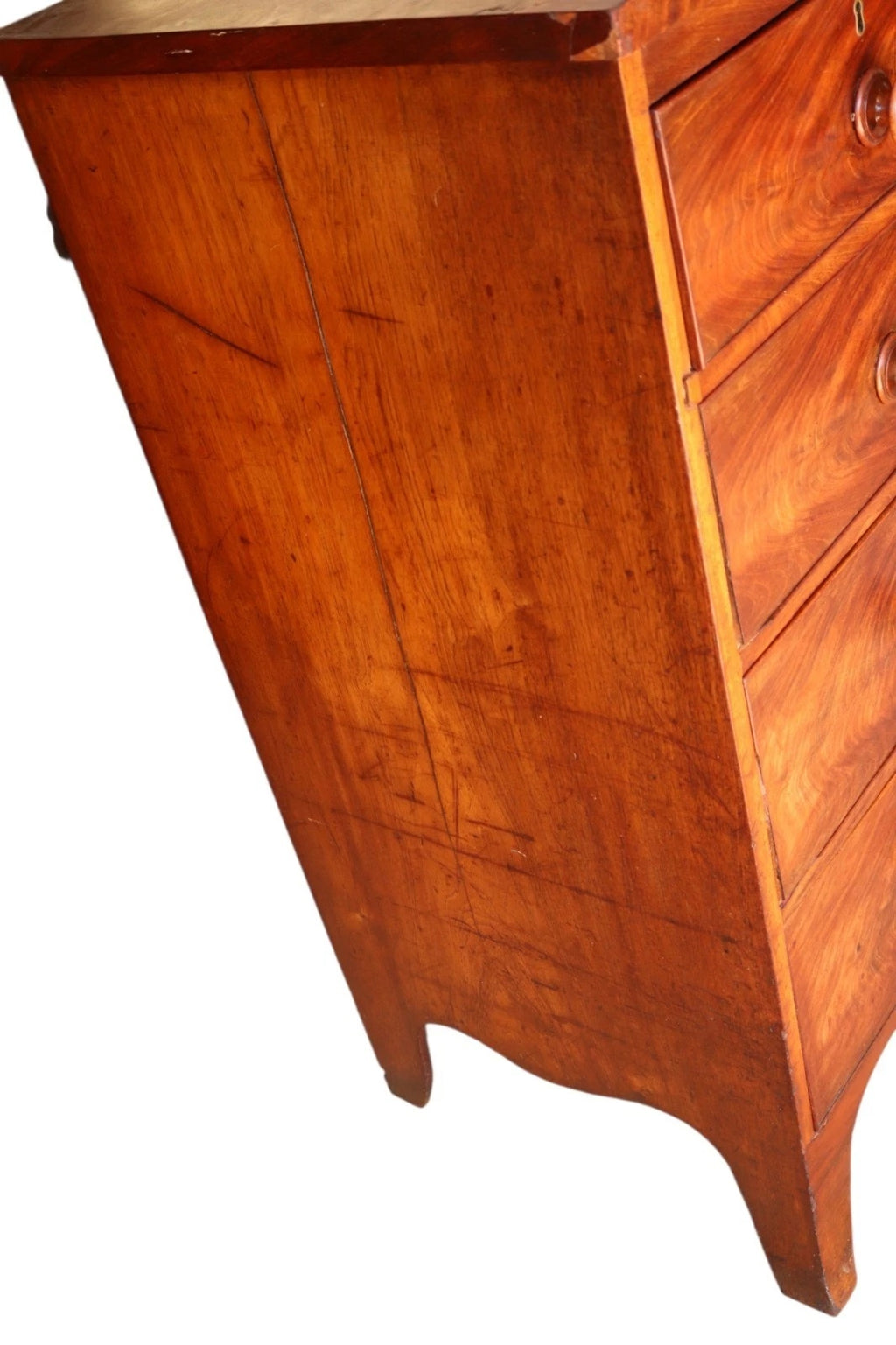Antique Victorian Mahogany Chest Of Drawers - 2 Over 3 Drawer