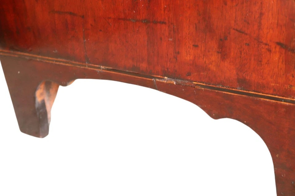 Antique Early Victorian Mahogany Chest of Drawers - 19th Century