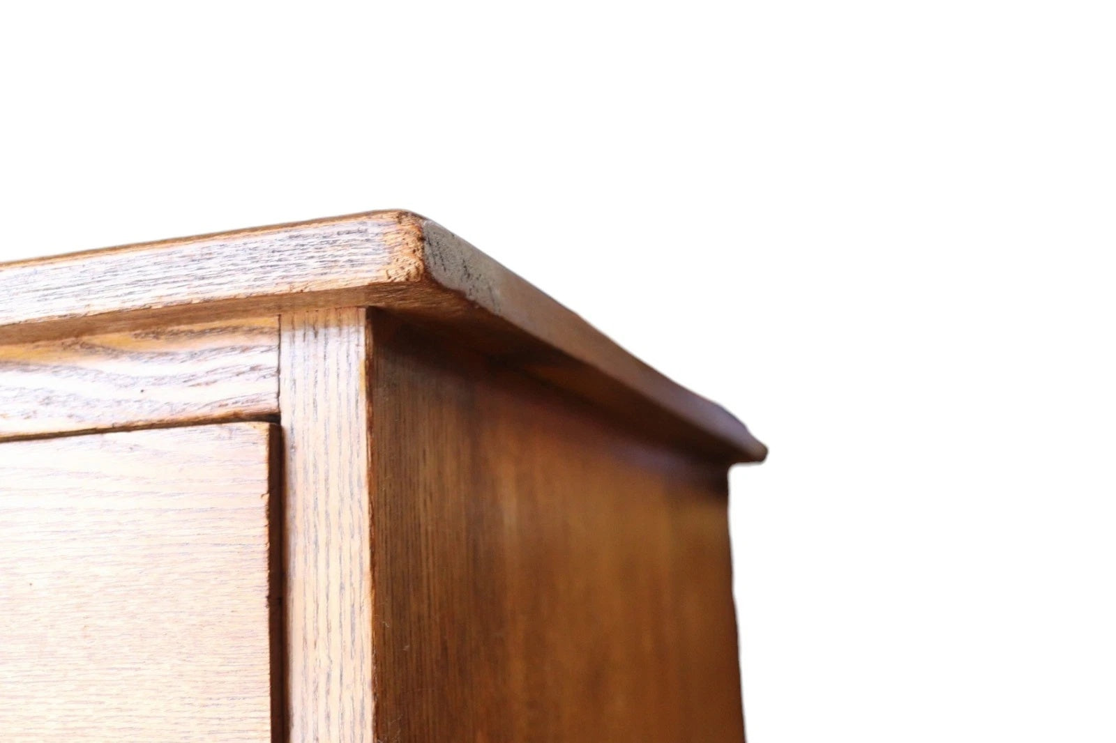Antique 19th Century Oak Chest Of Drawers - Two Over Two Drawer