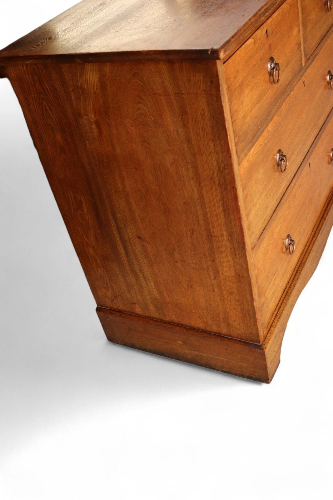 Antique 19th Century Oak Chest Of Drawers - Two Over Two Drawer