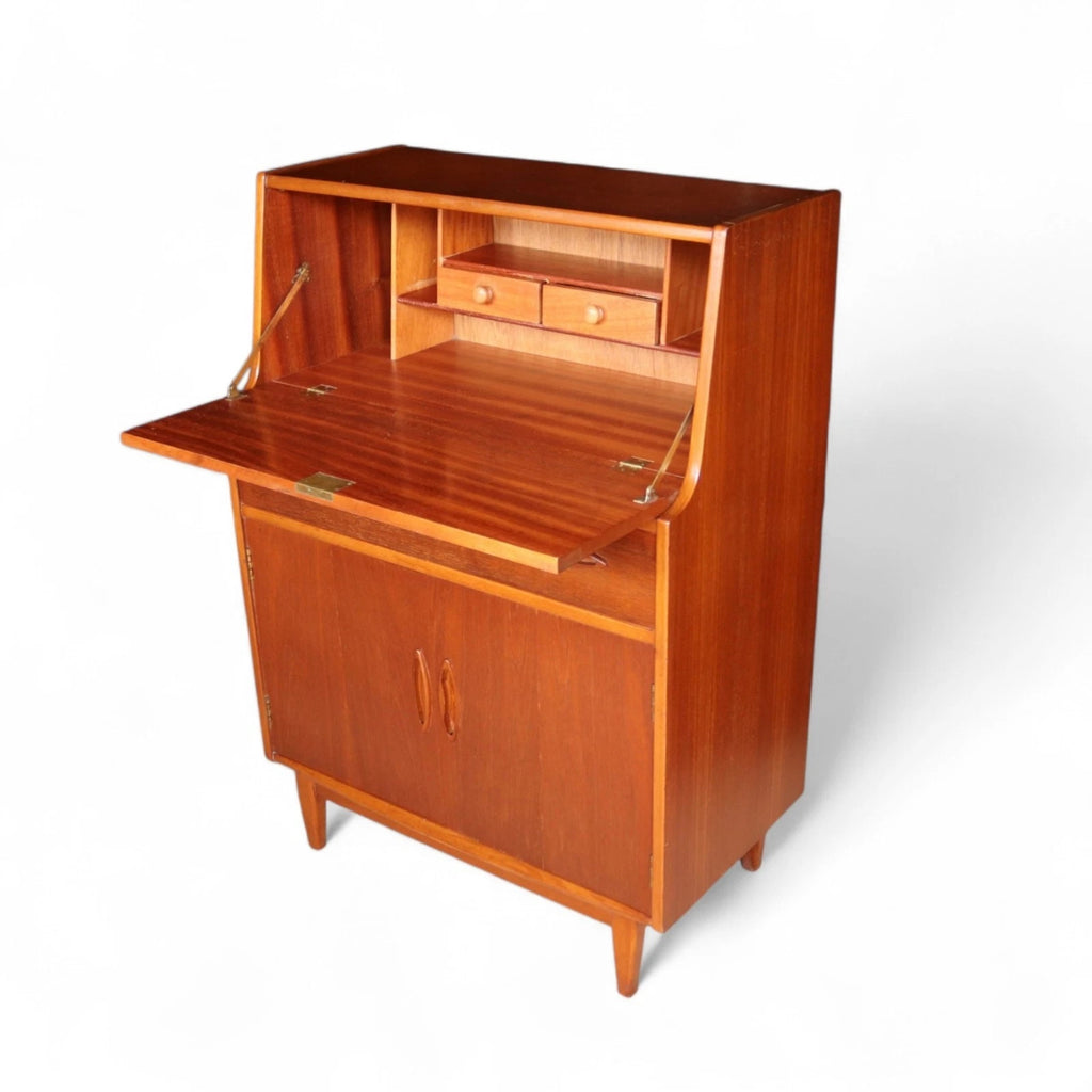 Mid Century Jentique Teak Writing Bureau 1960s