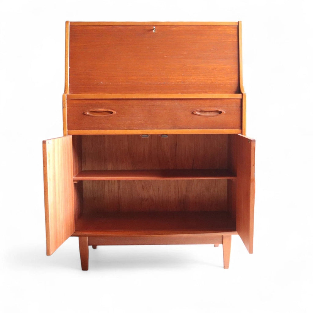 Mid Century Jentique Teak Writing Bureau 1960s