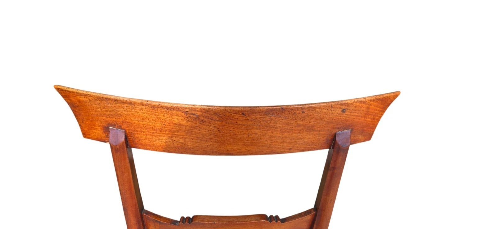 Set of 4 Antique Regency Mahogany Bar Back Dining Chairs - c.1835