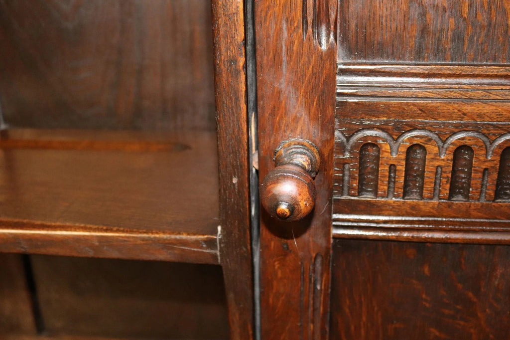 Antique Oak Welsh Dresser Sideboard Cupboard