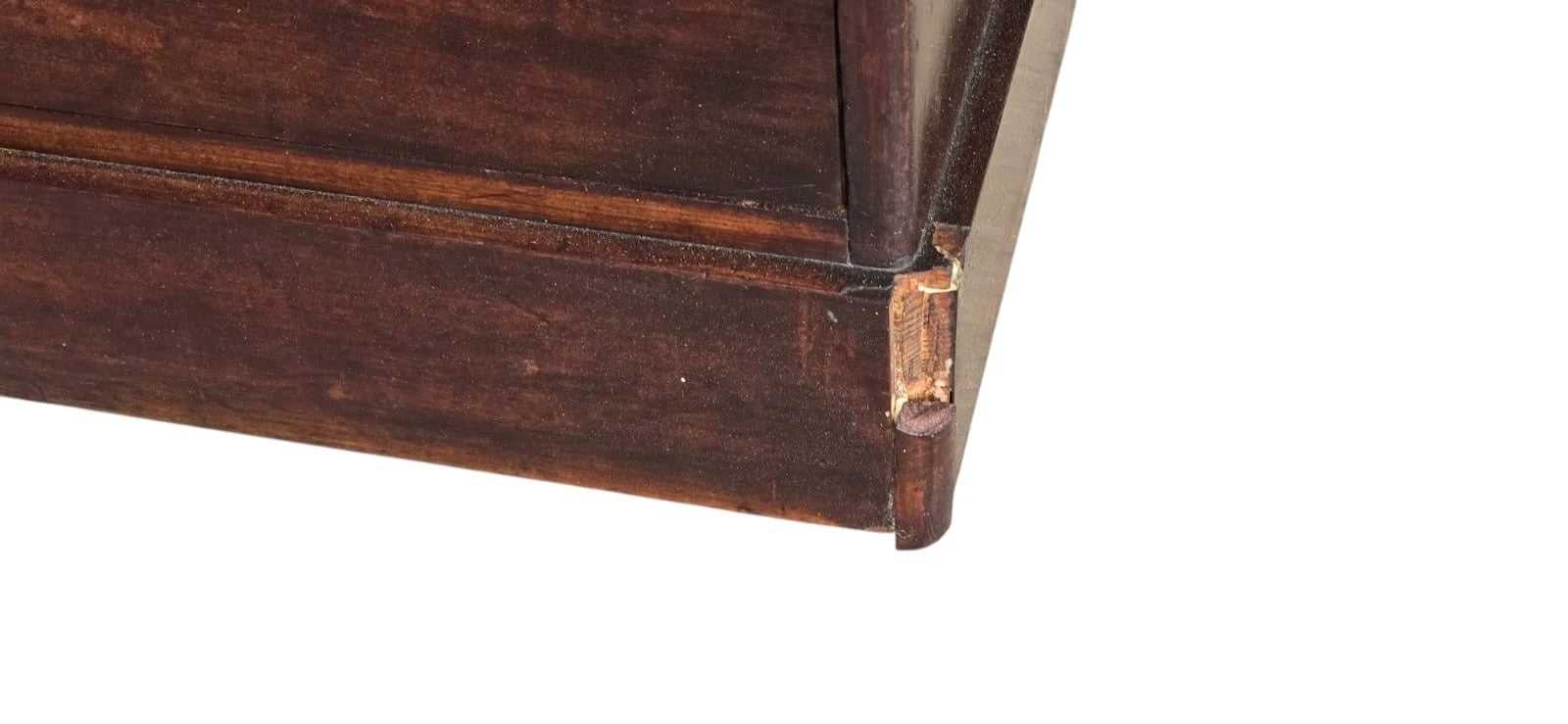Antique Victorian Stained Pine Chest of Drawers 2 over 3