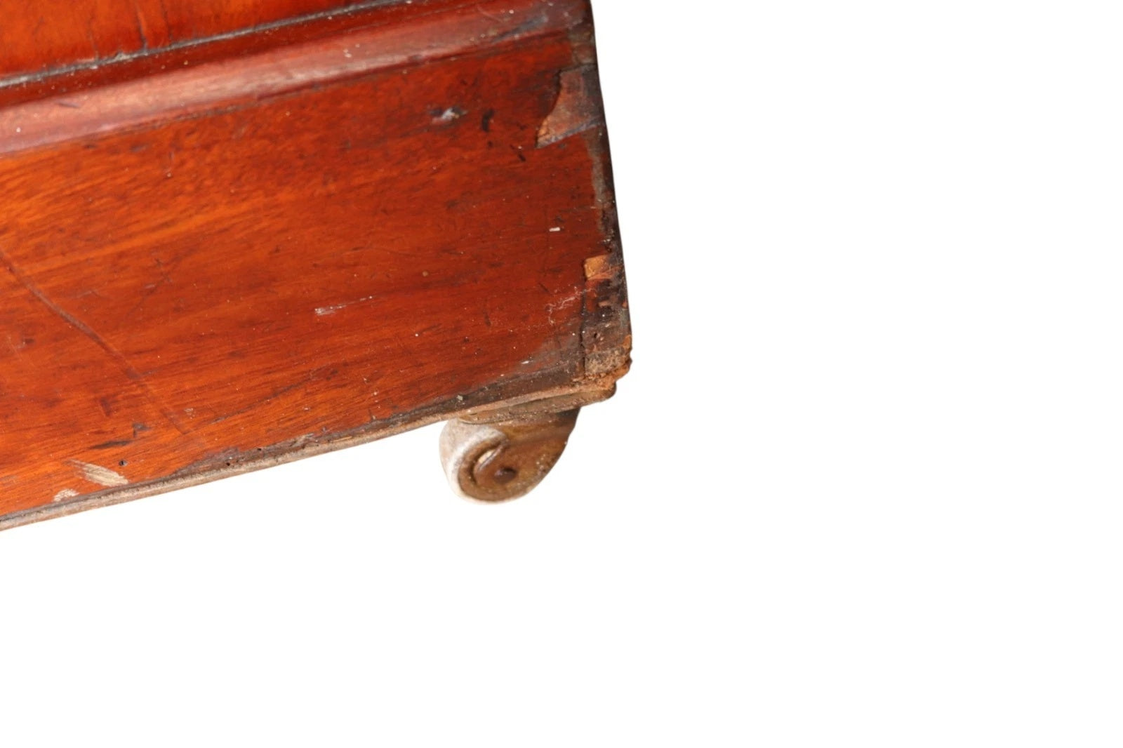 Victorian Mahogany Secretaire Wellington Chest of Drawers c.1860 - Antique 19thC