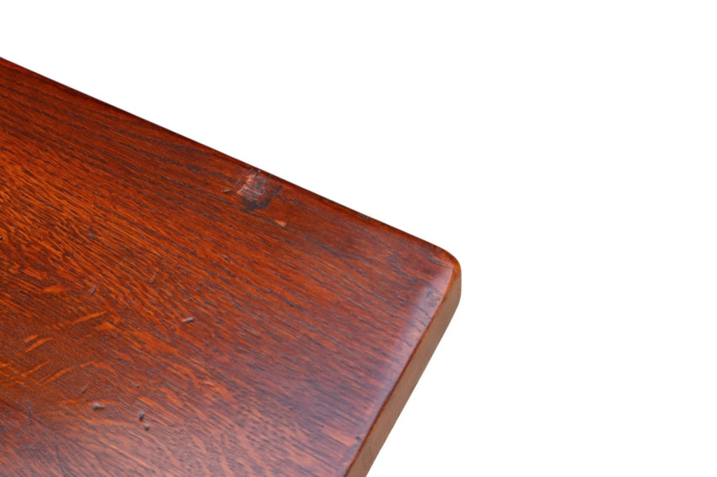 Vintage Solid Oak 17th Century Style Large Refectory Dining Table