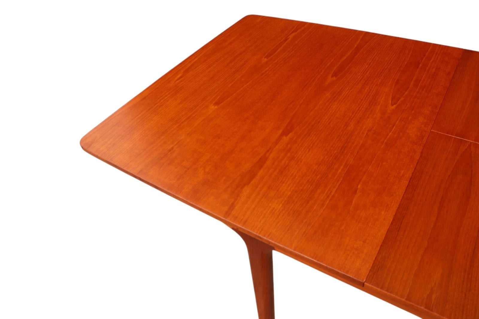 Mid Century Mcintosh Teak Double Butterfly Leaf Large Extending Dining Table
