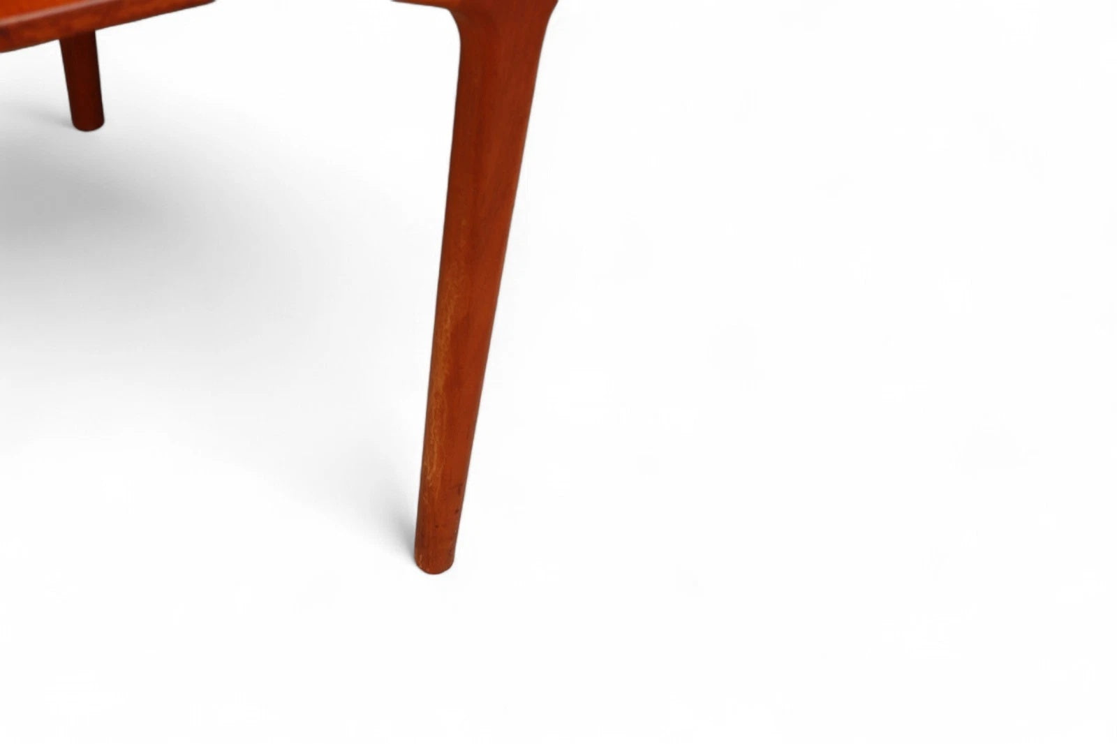 Mid Century Mcintosh Teak Double Butterfly Leaf Large Extending Dining Table