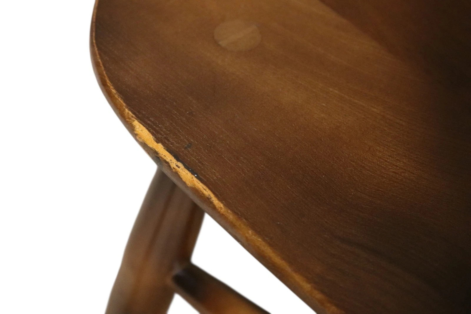 Set of 4 Ercol Goldsmith Dining Chairs - Dark Wood - Solid Elm & Beech