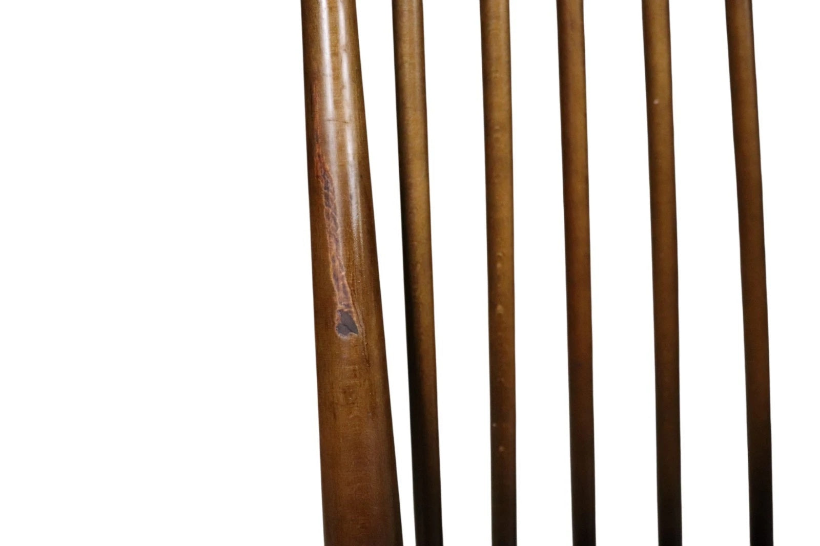 Set of 4 Ercol Goldsmith Dining Chairs - Dark Wood - Solid Elm & Beech