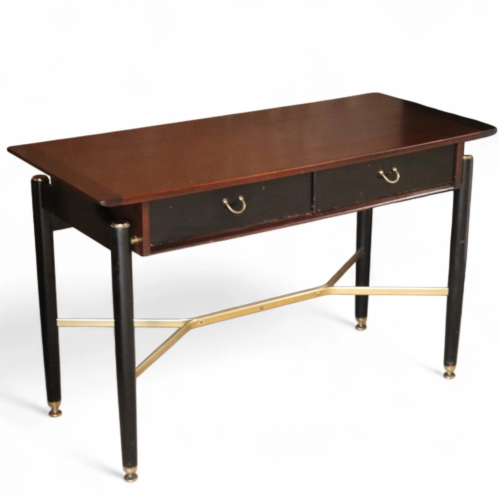 G Plan Librenza Tola & Black Vintage Hall Console Table Writing Desk Mid Century