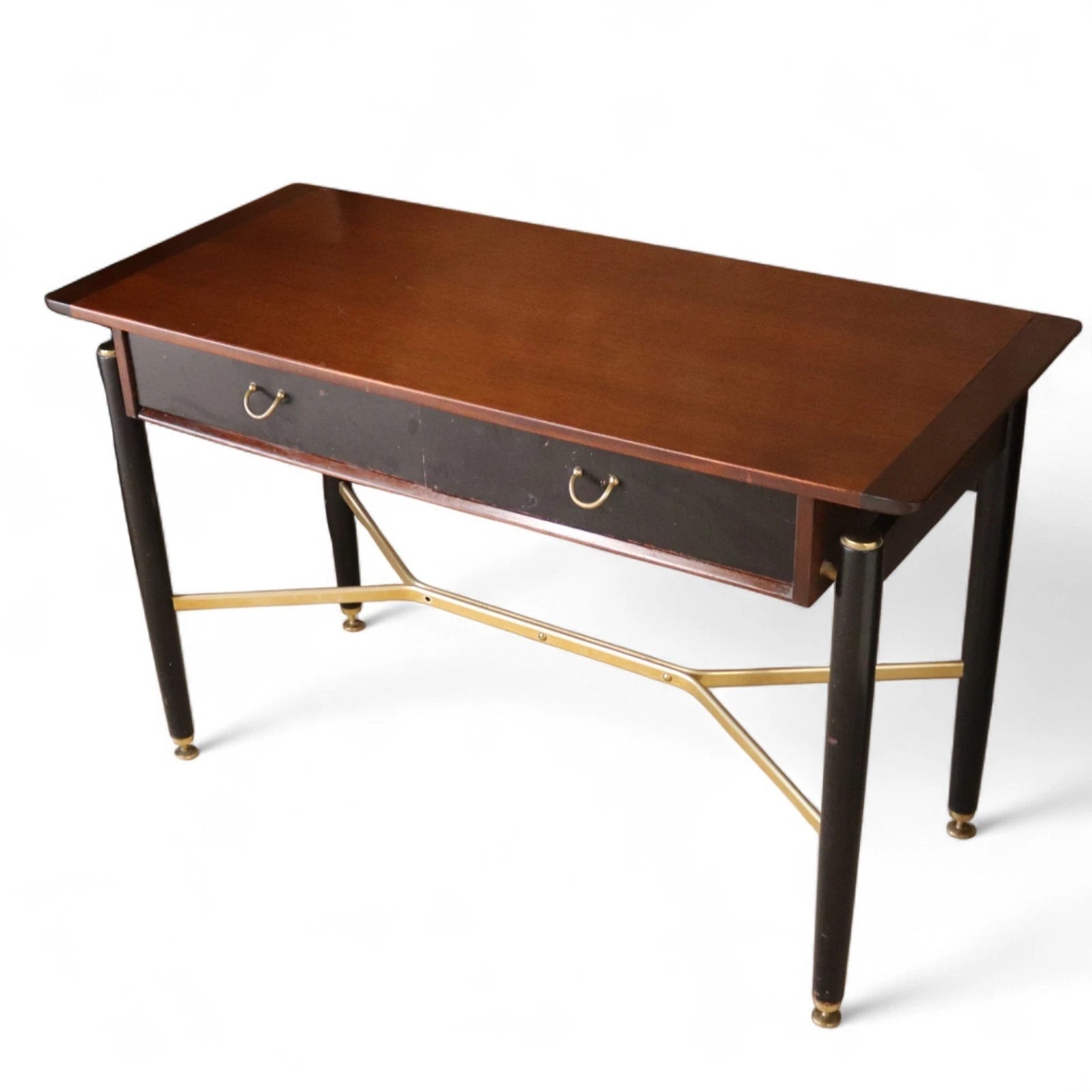 G Plan Librenza Tola & Black Vintage Hall Console Table Writing Desk Mid Century