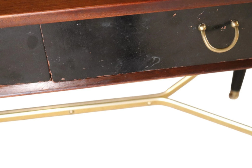 G Plan Librenza Tola & Black Vintage Hall Console Table Writing Desk Mid Century