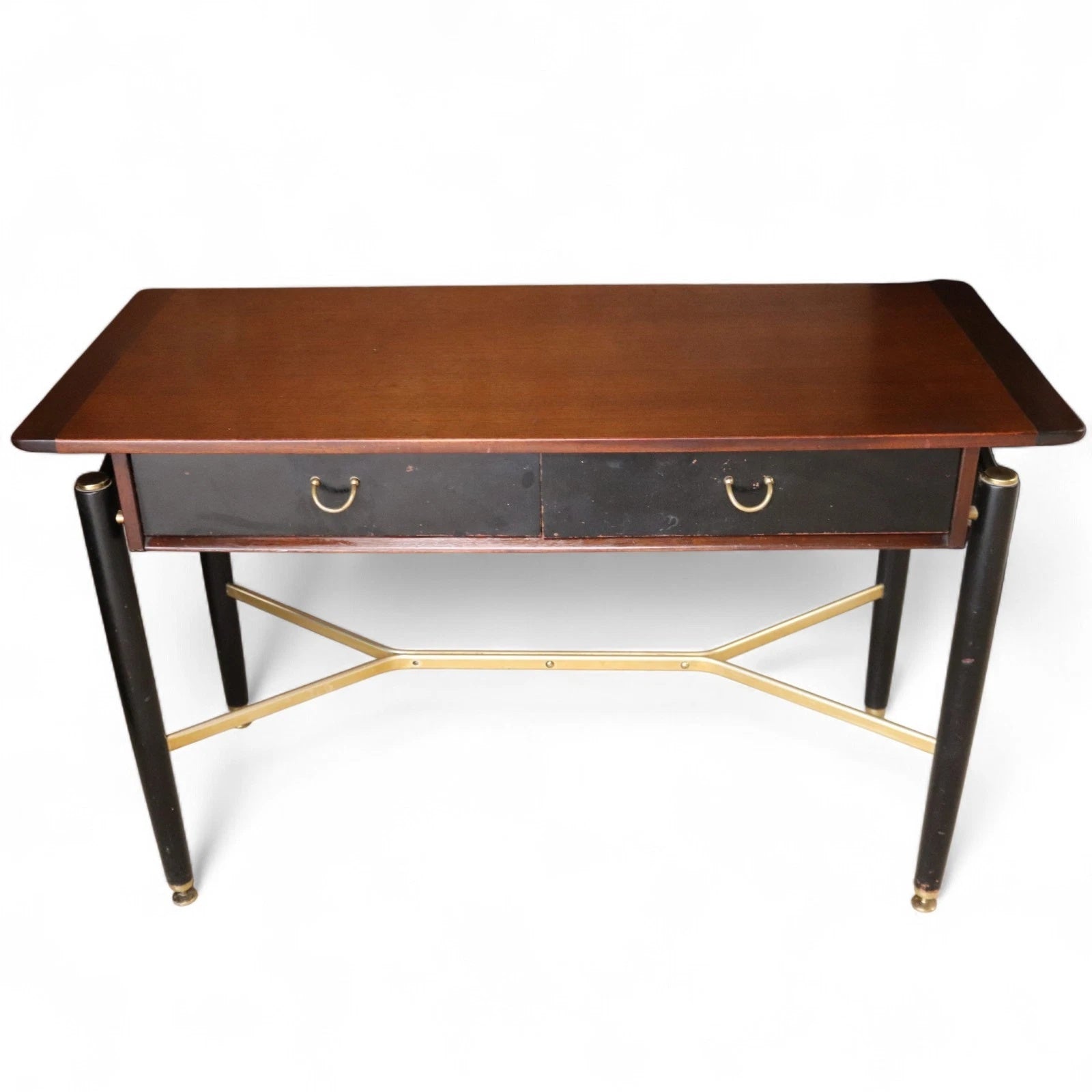 G Plan Librenza Tola & Black Vintage Hall Console Table Writing Desk Mid Century
