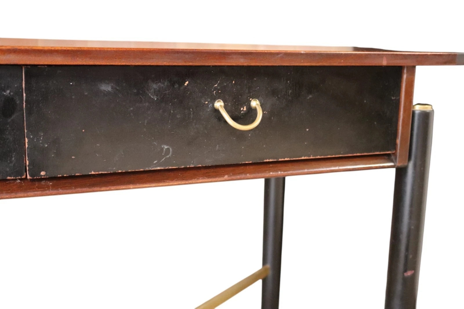 G Plan Librenza Tola & Black Vintage Hall Console Table Writing Desk Mid Century