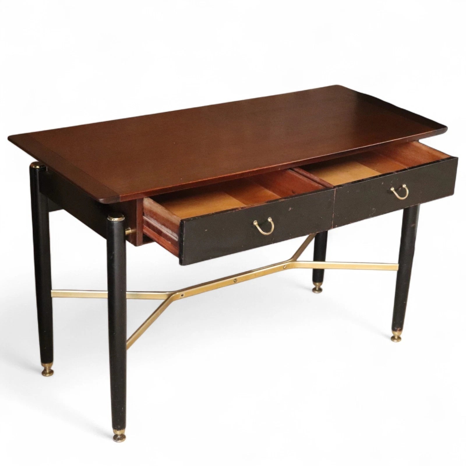 G Plan Librenza Tola & Black Vintage Hall Console Table Writing Desk Mid Century