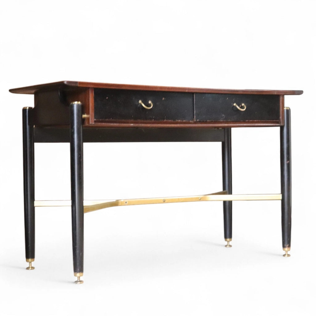 G Plan Librenza Tola & Black Vintage Hall Console Table Writing Desk Mid Century