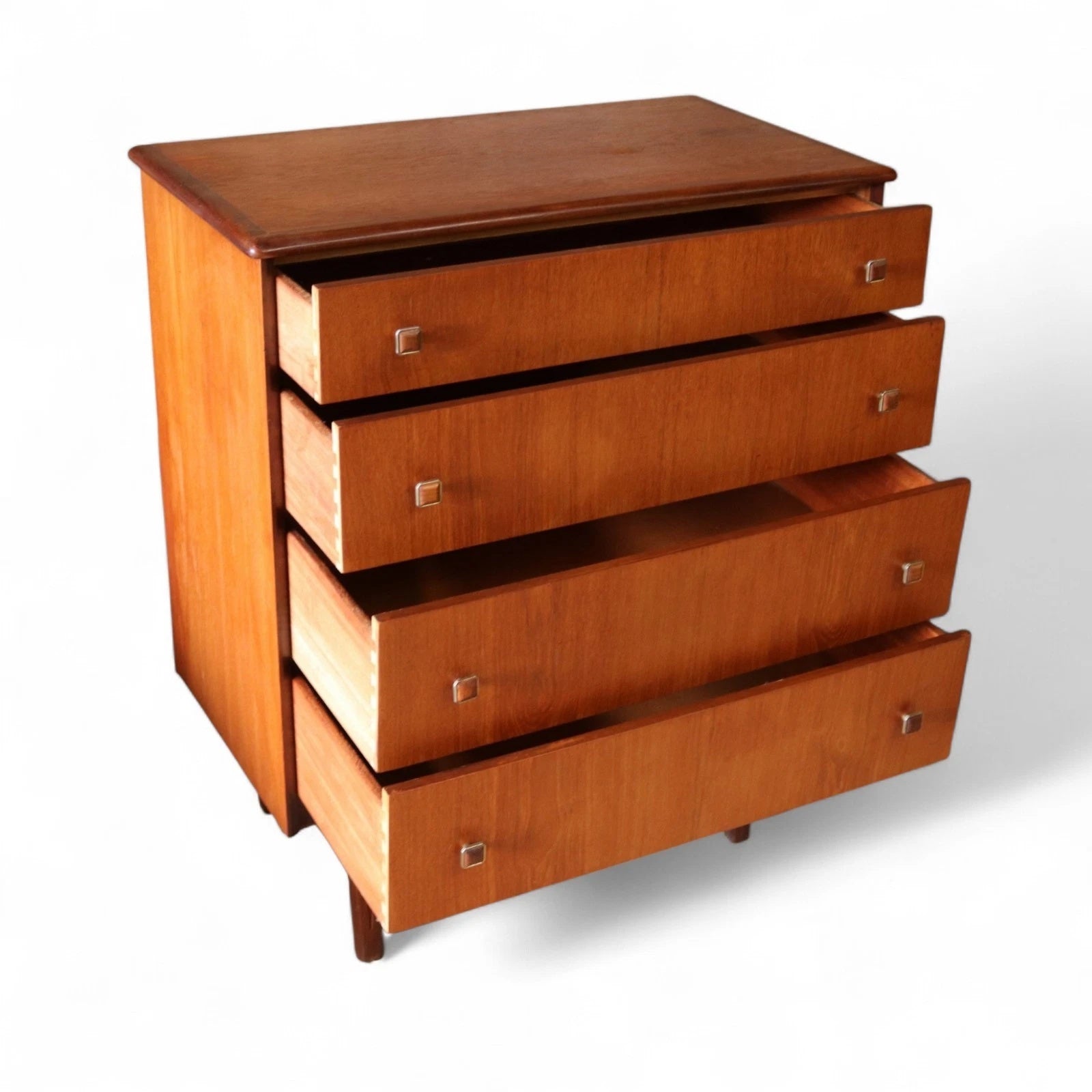 Mid Century Homeworthy Teak Chest Of Drawers - 4 Drawer 1960
