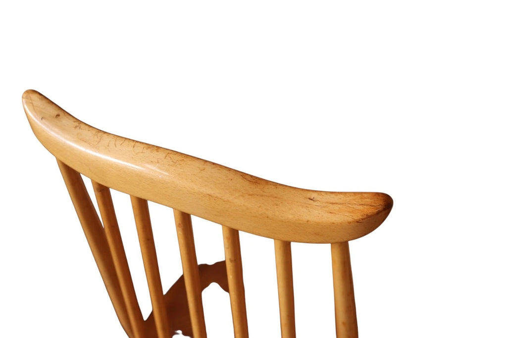 Vintage Set Of 6 Ercol Goldsmith Elm & Beech Dining Chairs