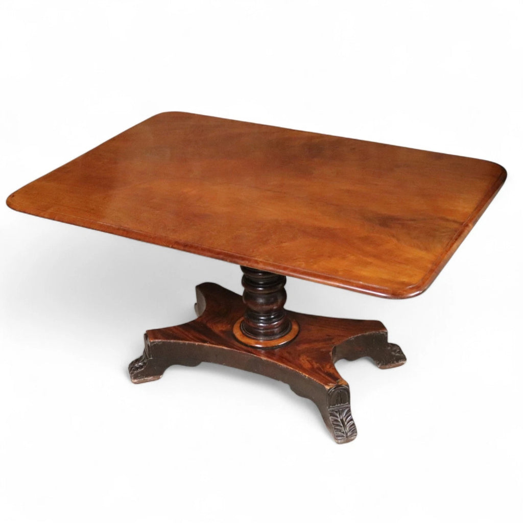 Antique Regency Mahogany Tilt Top Breakfast Table - 19th Century Dining Table