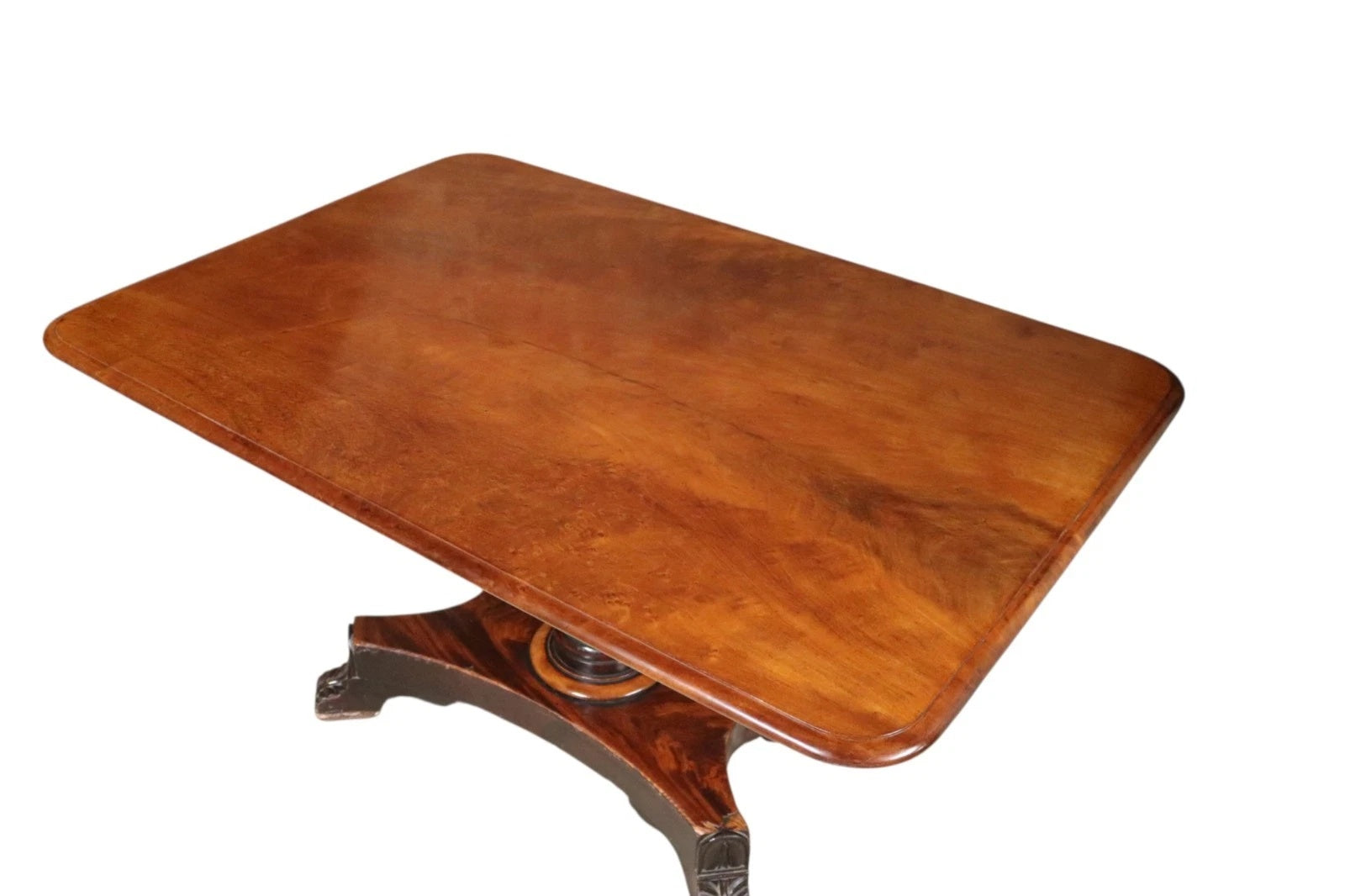 Antique Regency Mahogany Tilt Top Breakfast Table - 19th Century Dining Table