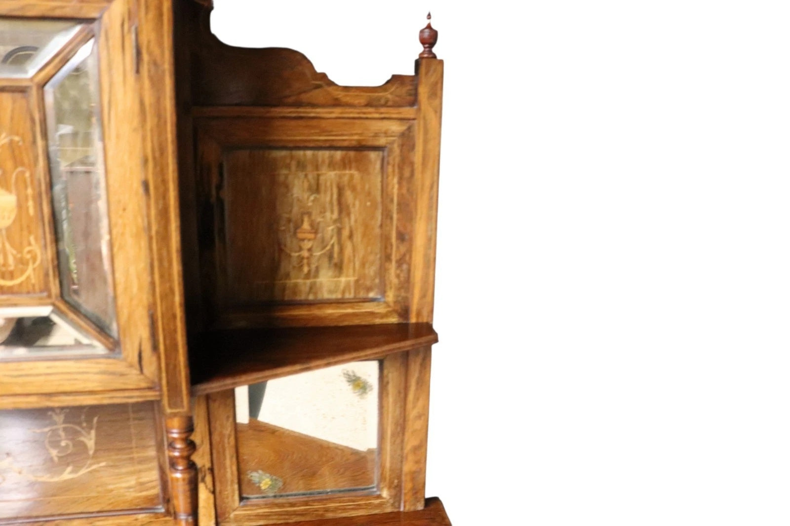 Antique Victorian Inlaid Rosewood Chiffonier / Parlour Cabinet - 19th Century
