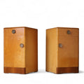 Pair Of Art Deco 1930s Birdseye Maple Bedside Cabinets - Vintage Nightstands