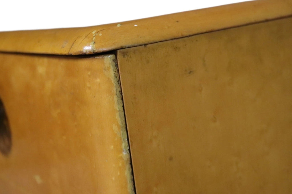 Pair Of Art Deco 1930s Birdseye Maple Bedside Cabinets - Vintage Nightstands