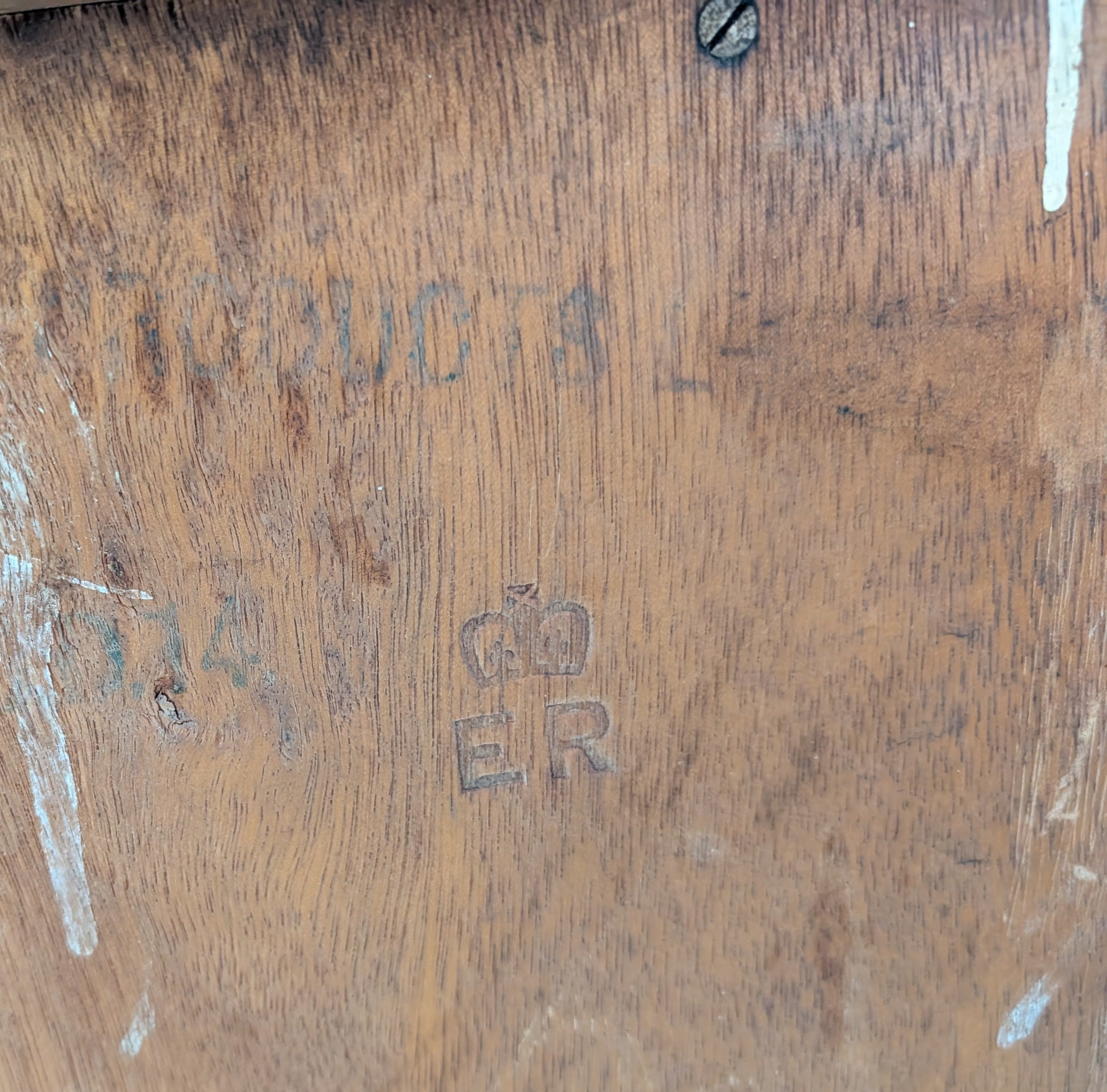 Mid Century Oak Rustic Chest Of Drawers Vintage C.1950