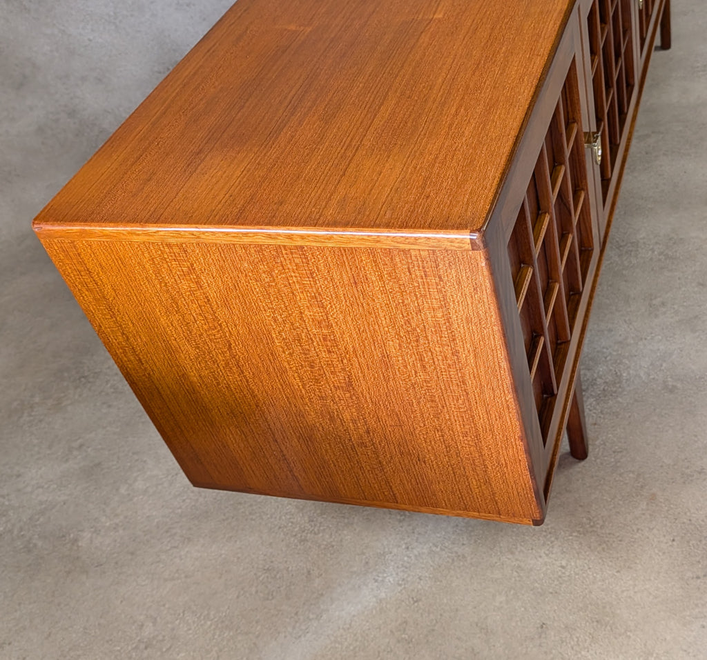 Mid Century Younger Teak Long Sideboard Vintage 1960s