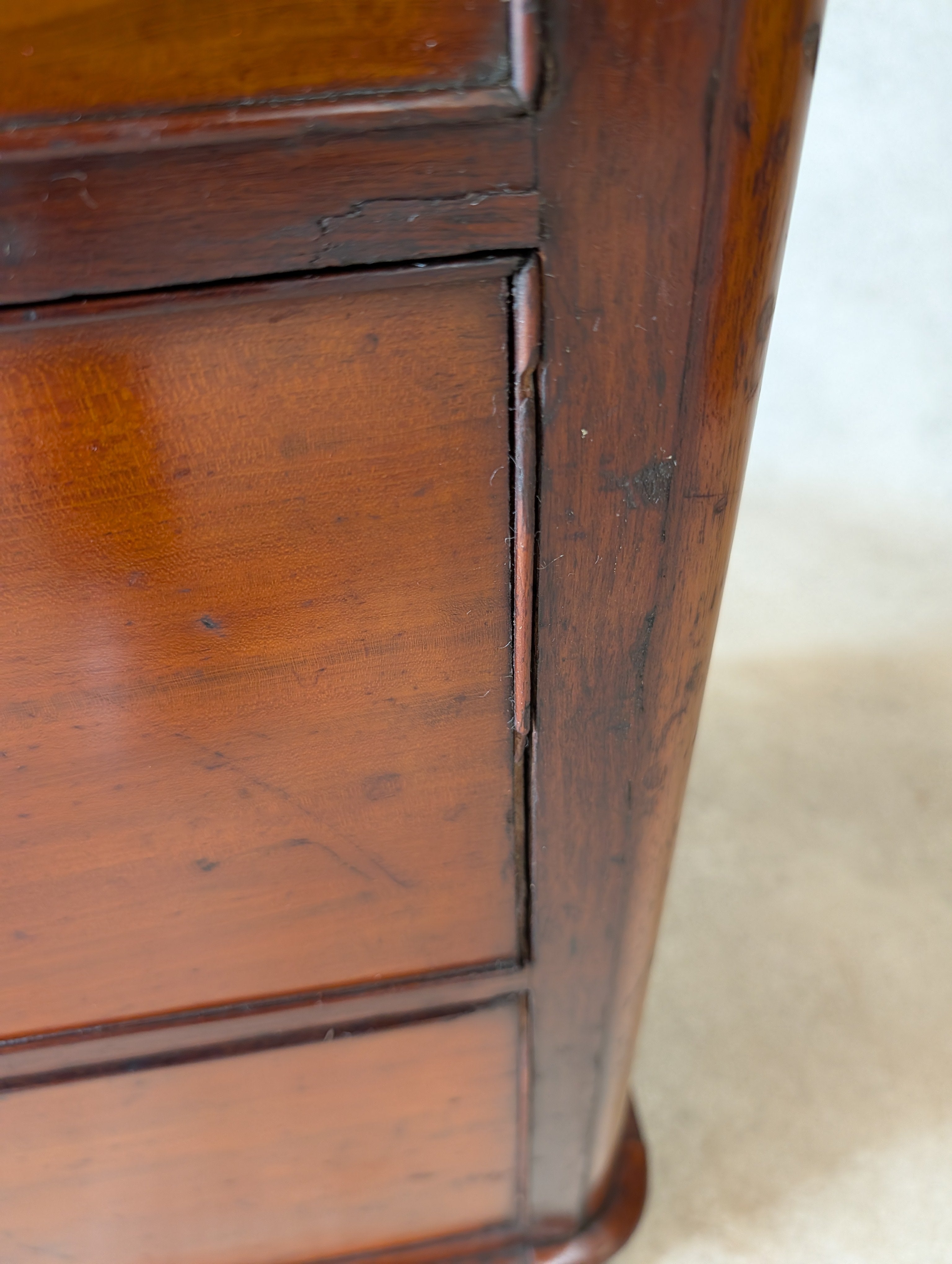Victorian Mahogany Chest Of Drawers Antique 19th Century Tall Bedroom Drawers