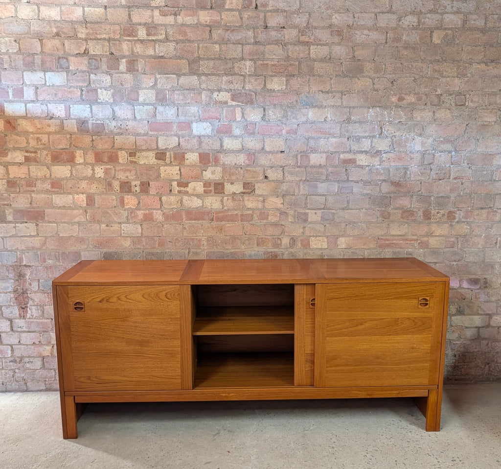E. Jakobsen Skive Denmark Mid-Century Teak Sideboard Credenza