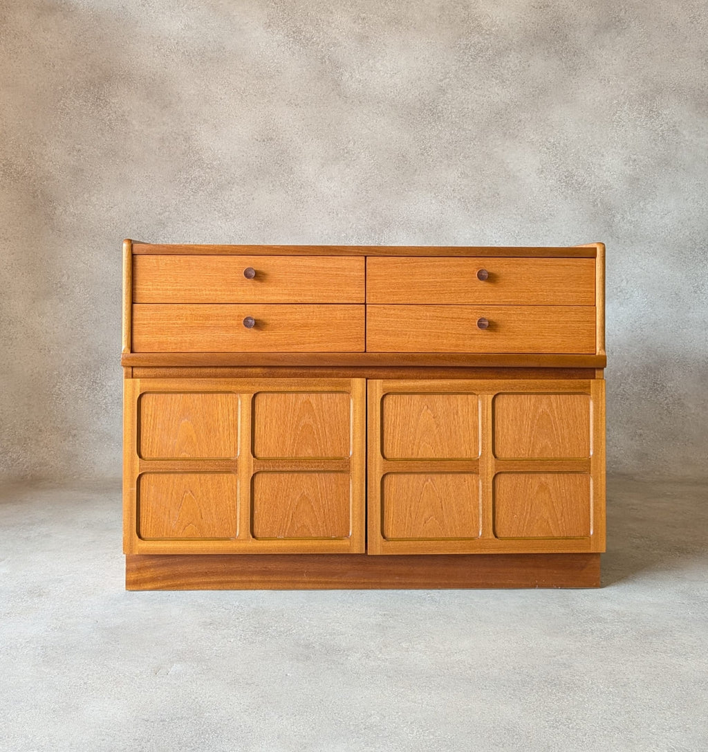 Mid Century Nathan / Parker Knoll Teak Compact Sideboard 1970s