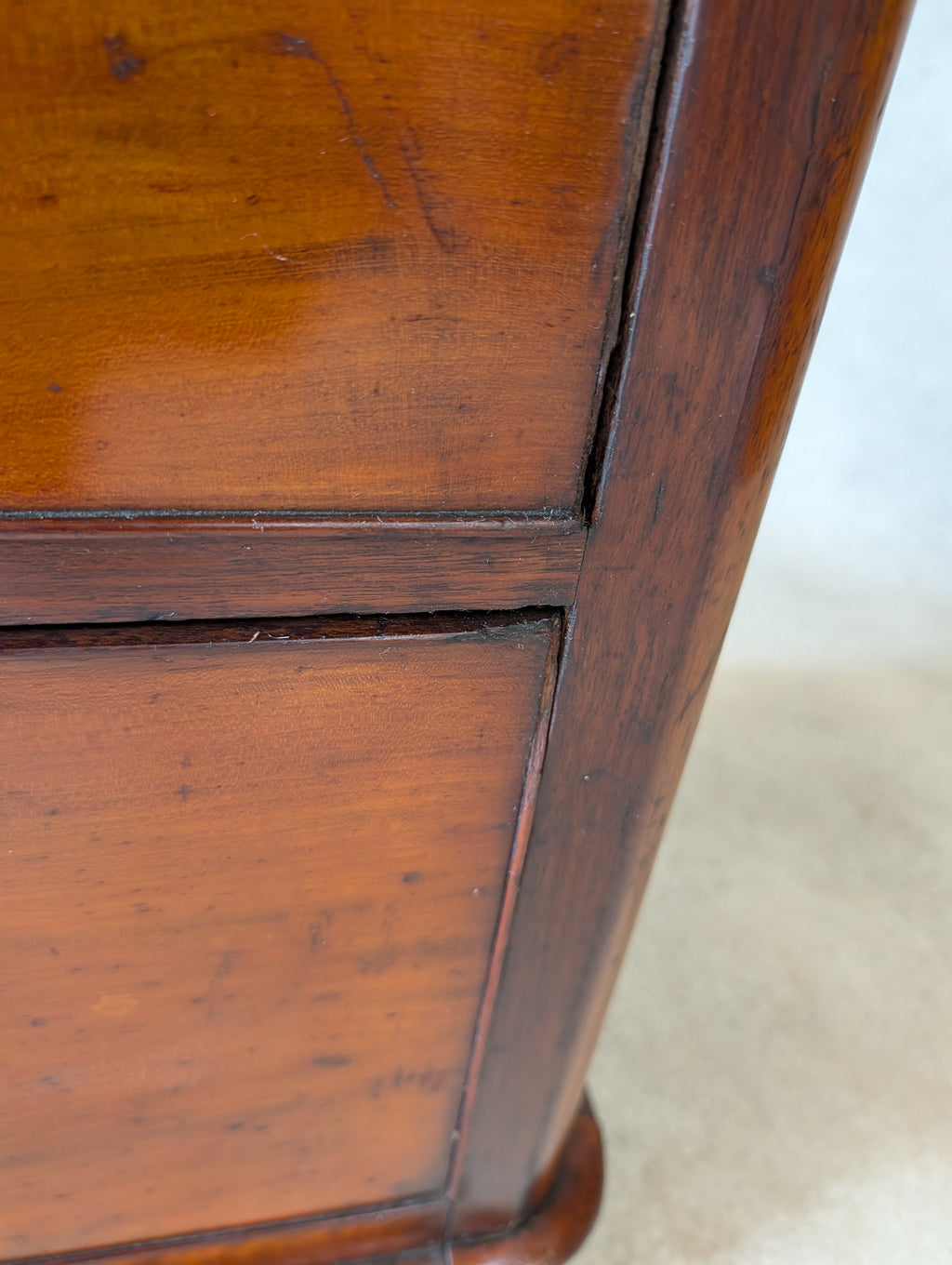 Victorian Mahogany Chest Of Drawers Antique 19th Century Tall Bedroom Drawers