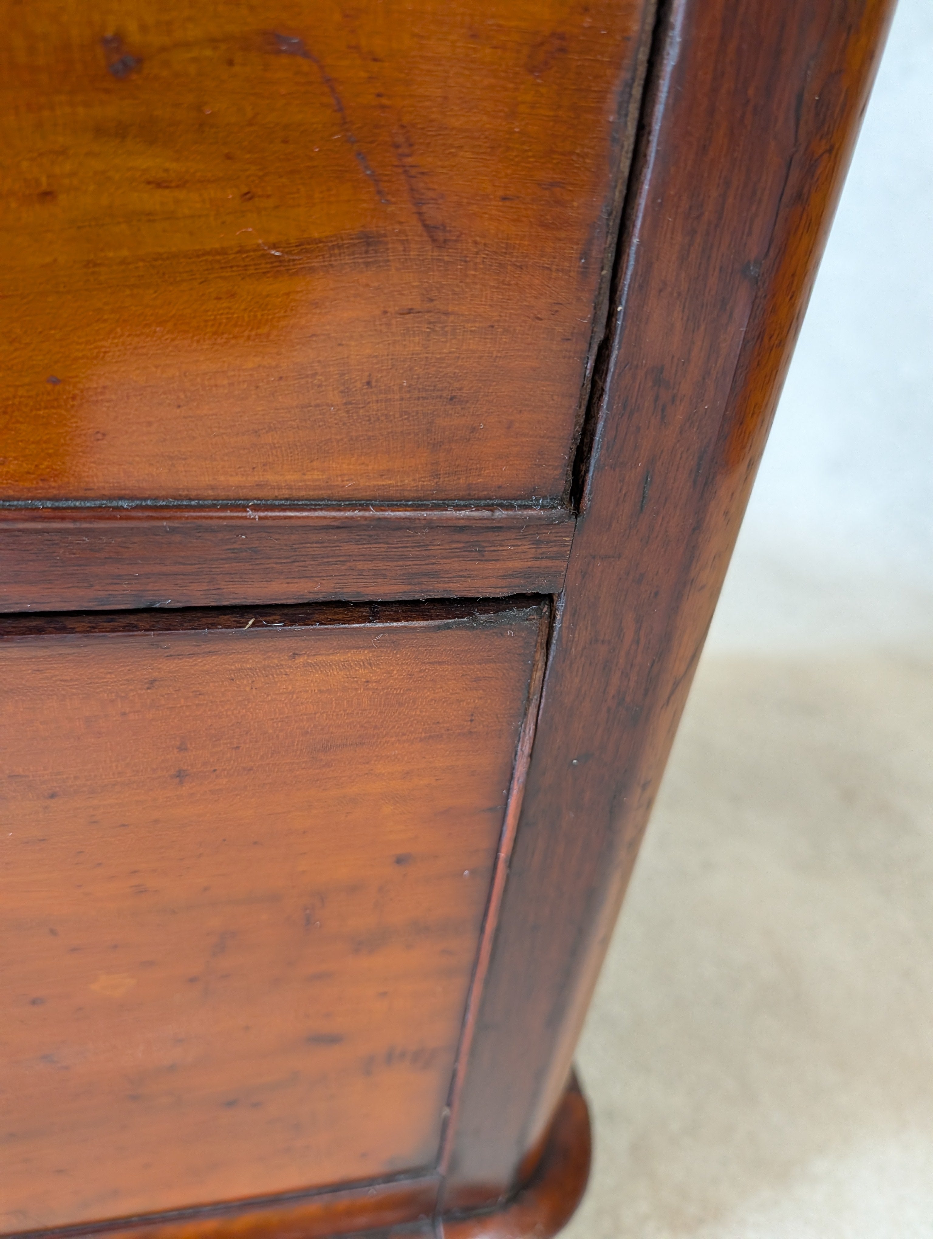 Victorian Mahogany Chest Of Drawers Antique 19th Century Tall Bedroom Drawers
