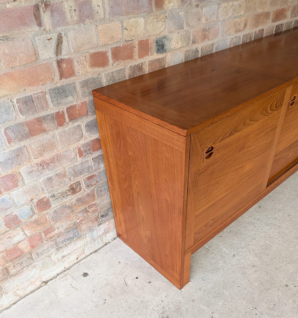 E. Jakobsen Skive Denmark Mid-Century Teak Sideboard Credenza