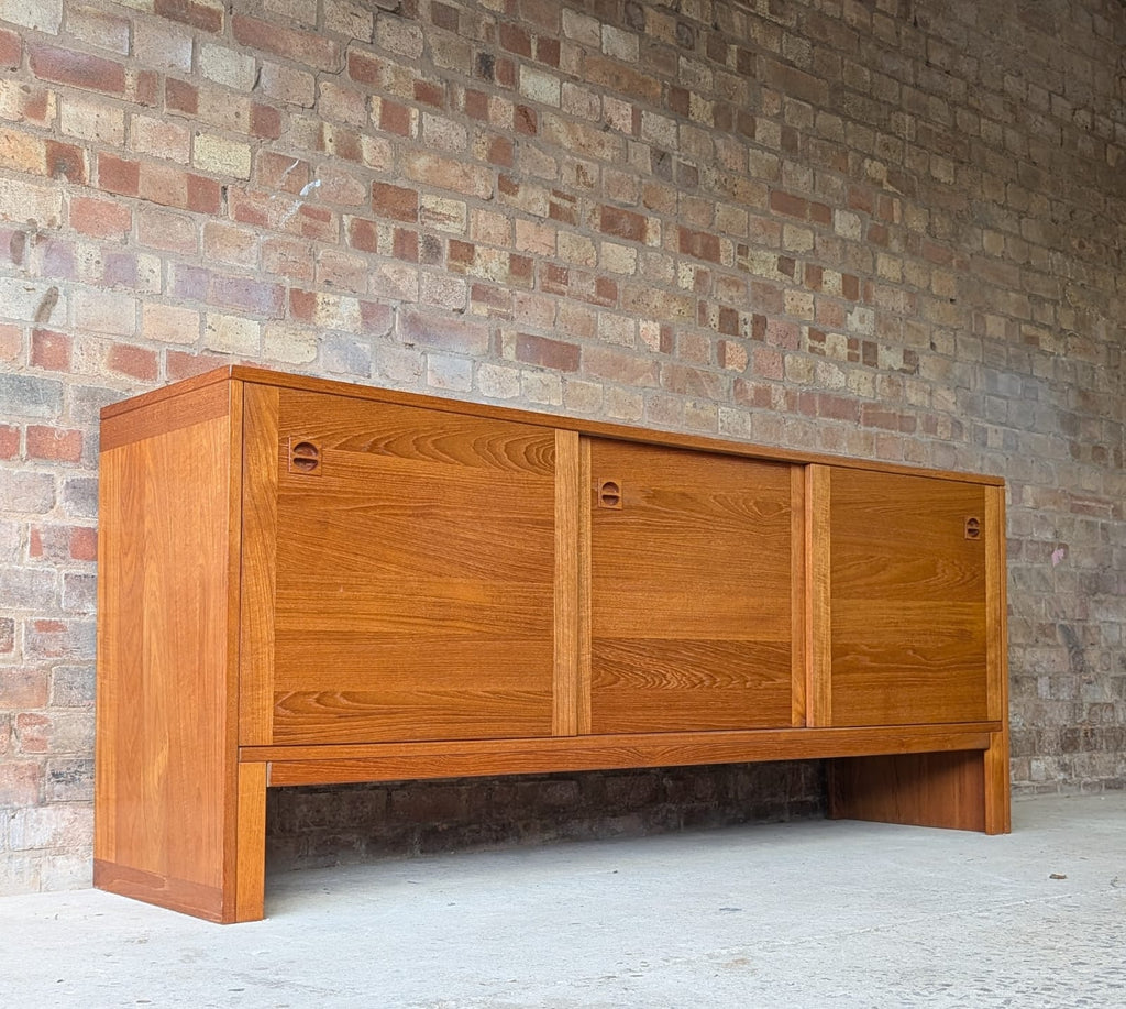 E. Jakobsen Skive Denmark Mid-Century Teak Sideboard Credenza