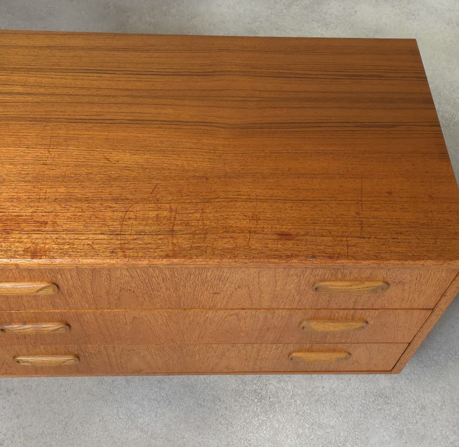Mid Century G Plan Fresco Teak Chest Of Drawers - 3 Drawer Chest