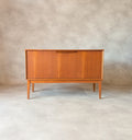 Mid Century Dynatron Teak Record Cabinet /Vinyl LP Storage Media Cupboard 1960s