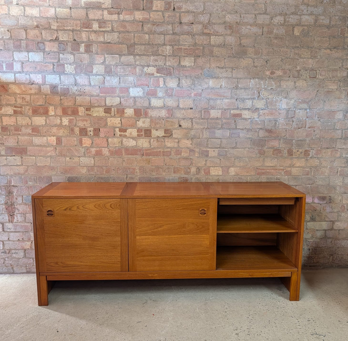 E. Jakobsen Skive Denmark Mid-Century Teak Sideboard Credenza