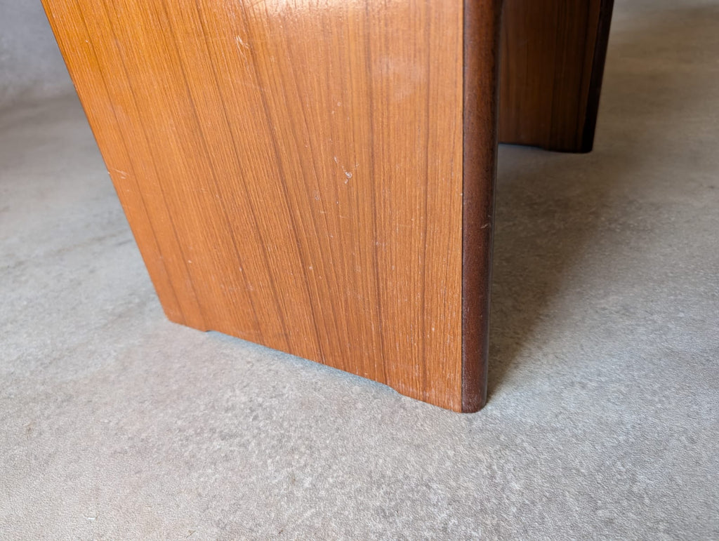 Mid Century Teak 1970s Dressing Table Stool