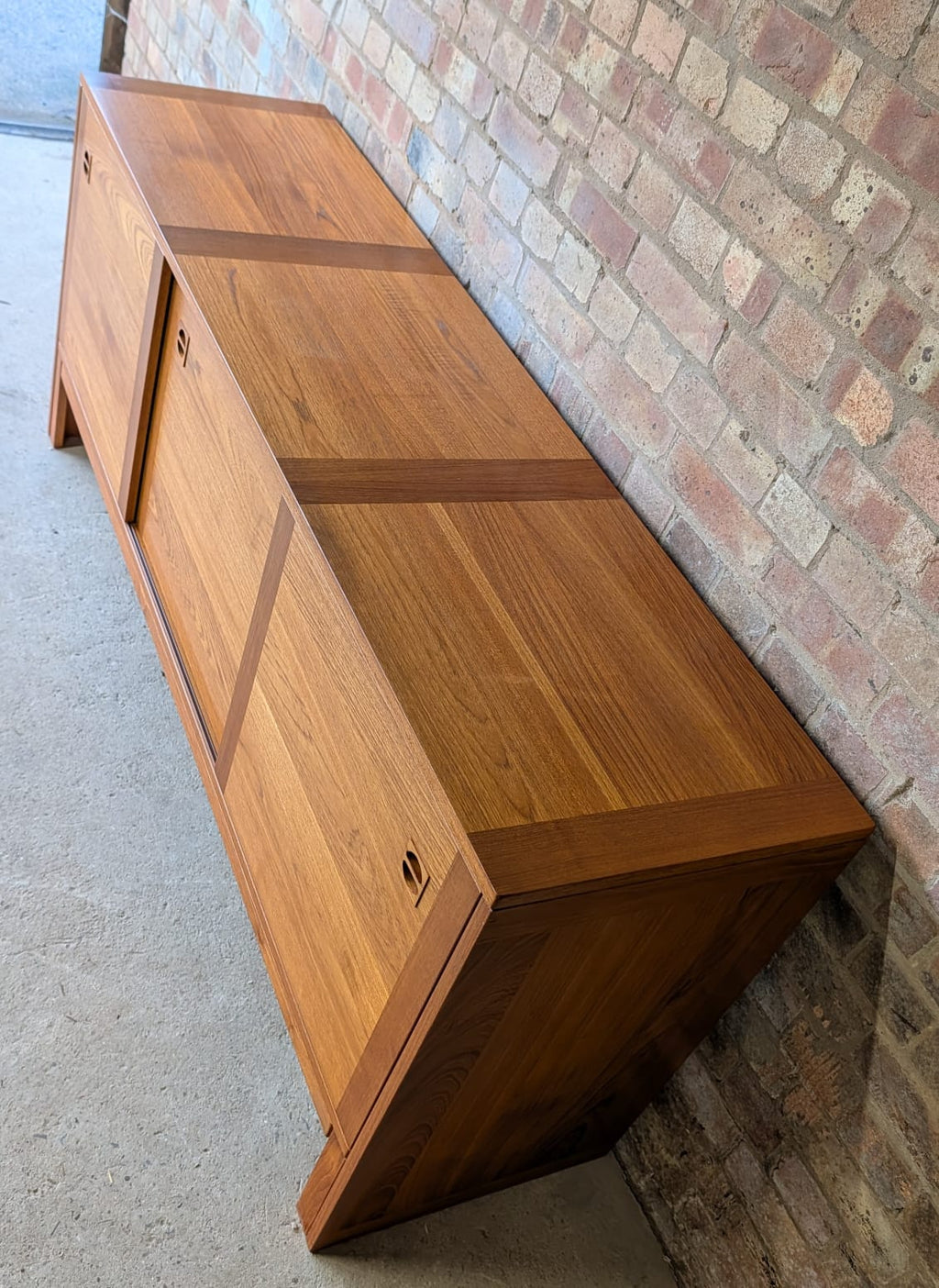E. Jakobsen Skive Denmark Mid-Century Teak Sideboard Credenza