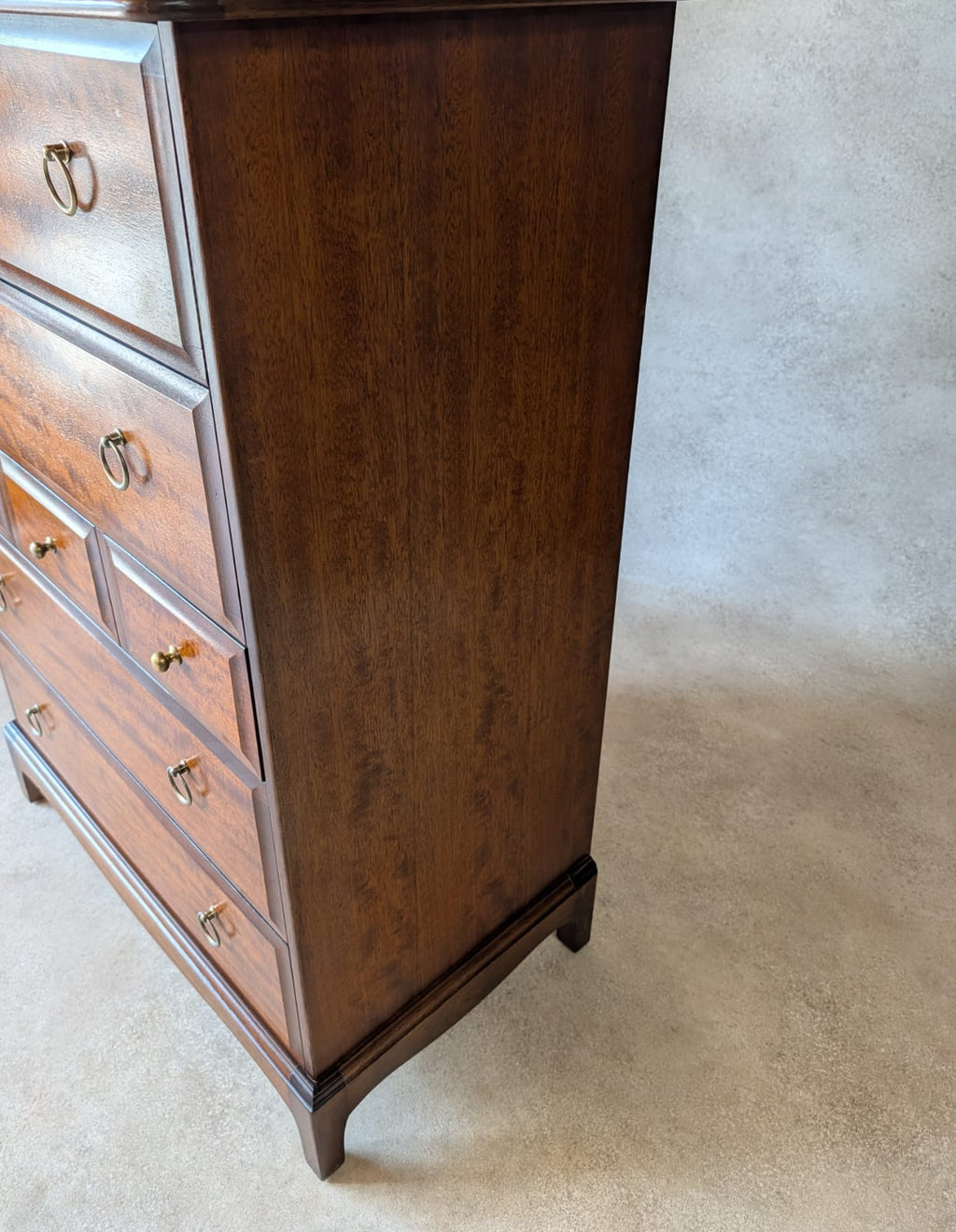 Vintage Stag Minstrel Tallboy Chest Of Drawers